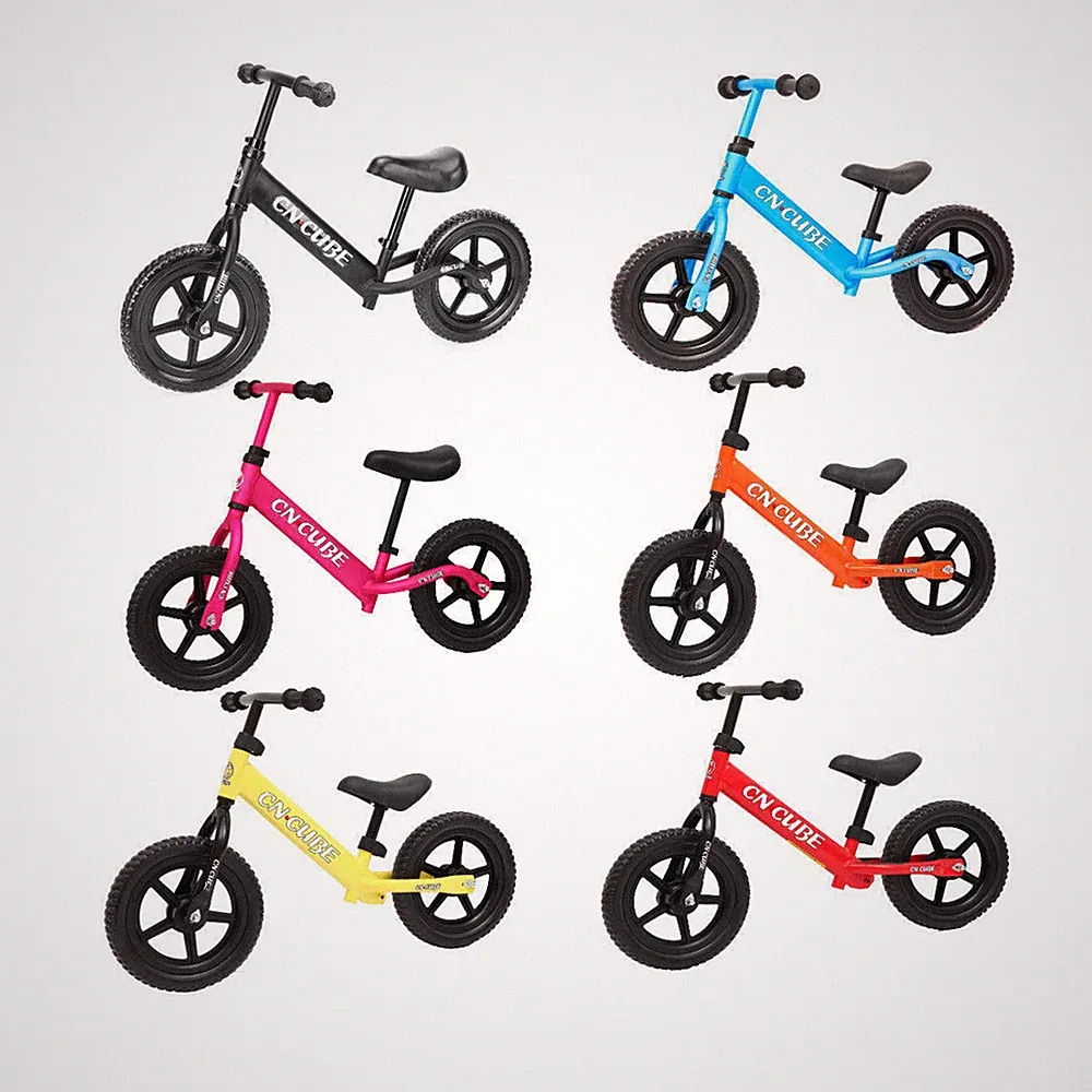 12" Balance Bike Bicycle for Kids Children No Pedal Adjustable Seat