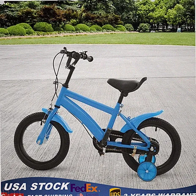 14inch Children's Bicycle Kids Bike Boys Girls Bicycle Beginner Learning Bike