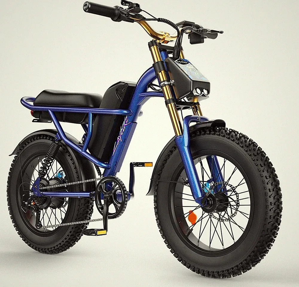 1500W Adult Teen Electric Bike Bicycle 28 MPH Motorcycle 20.8AH Fat Tire E bike
