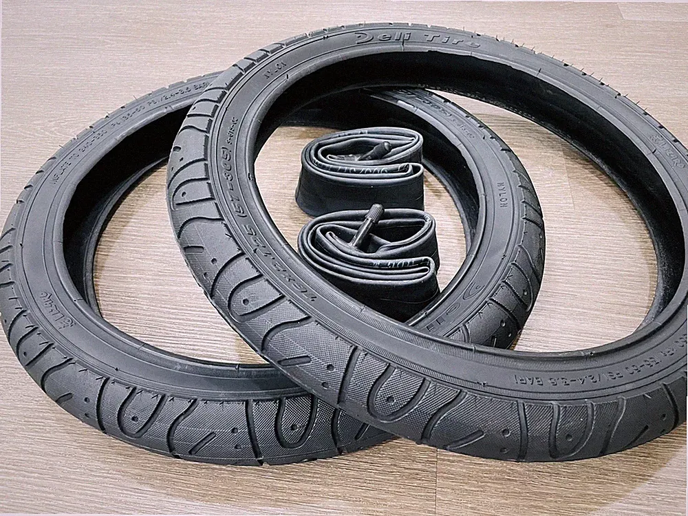16” Black Kids Bicycle Tires and Tubes 16x2.125 Fits 1.75 1.95 BMX 16" Stroller