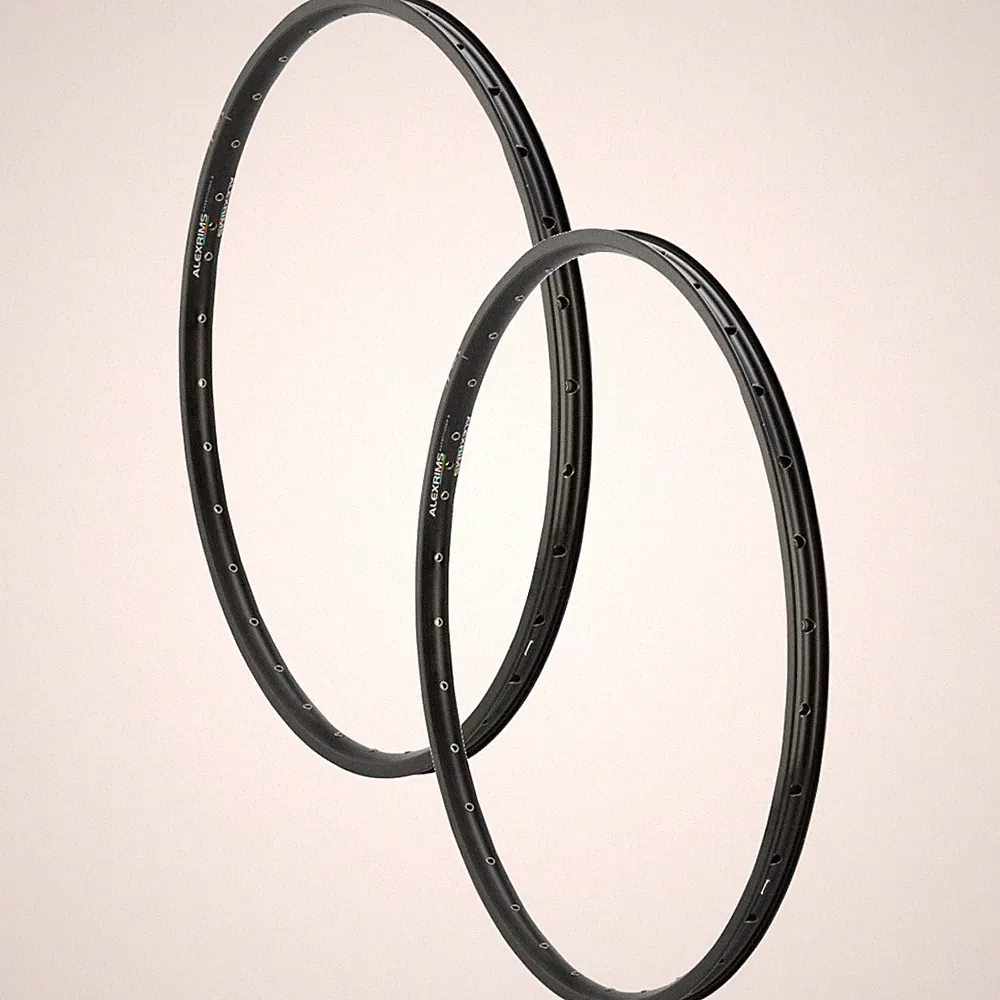 2 Pack Alex Adventure 2 Rim 26 Disc Black 32H Clincher Presta Alloy Bike Bicycle