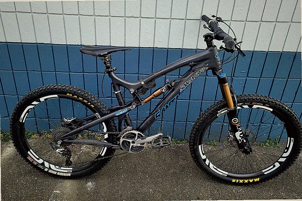 2014 SANTA CRUZ NOMAD C AM CARBON FREERIDE BIKE 18.5" LARGE - FULL SHIMANO XTR!!