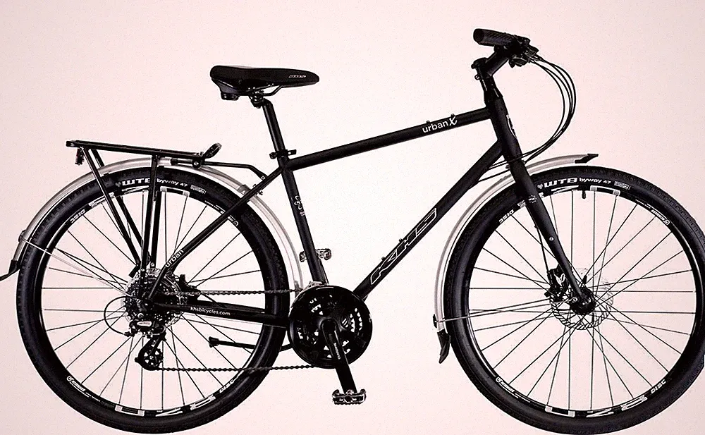 2025 KHS Urban X SC-100 650B 27.5" Commuter Bike 24-Speed Small Matte Black NEW