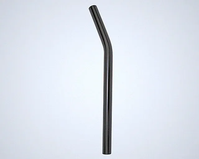 22.2MM 7/8SEATPOST OLDSCHOOL BMX ALTA LAYBACK VINTAGE CRUISER BICYCLE BLACK.