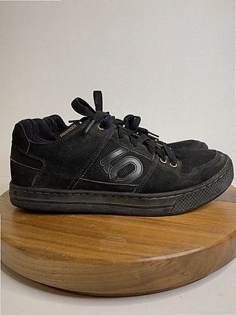 Adidas Five Ten Freerider Mountain Bike Shoes Black Leather Men 10.5 BC0666