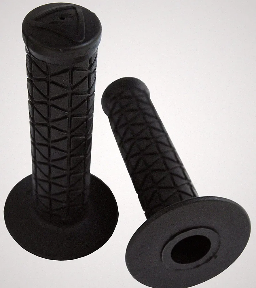 AME old school BMX bicycle grips - TRI - BLACK