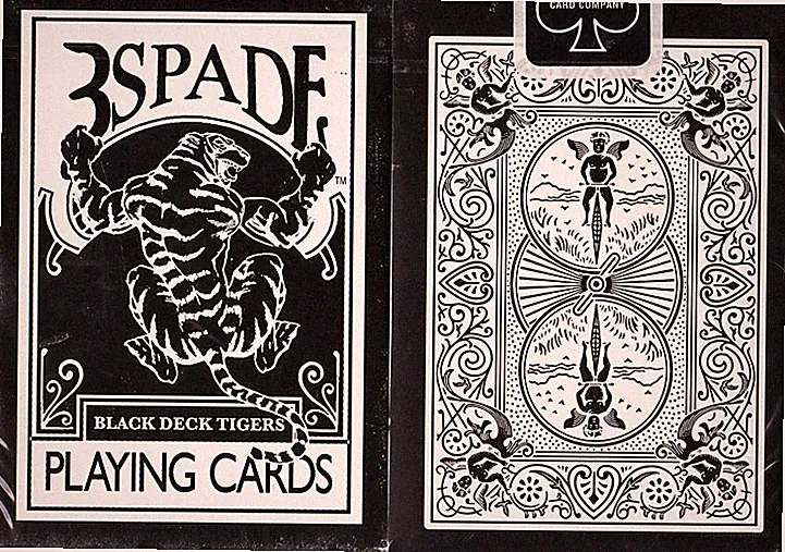 Bicycle 3SPADE Black Tiger Gaff Playing Cards – Limited Edition - SEALED