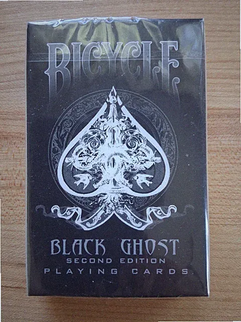 Bicycle Black Ghost Playing Cards by Ellusionist, Second Edition Sealed NEW Mint