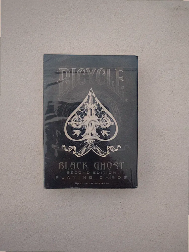 Bicycle Black Ghost Second Edition Playing Cards Brand New Sealed Excellent Cond