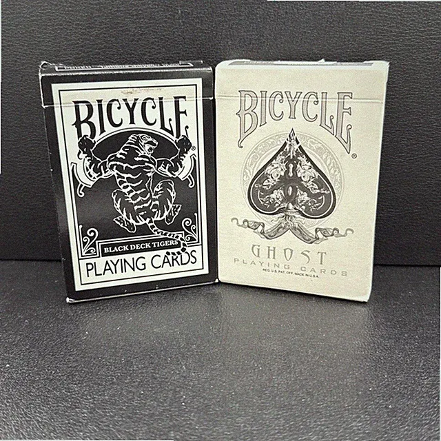 Bicycle Black Tiger Red Pip & Bicycle Ghost Card Decks by Ellusionist