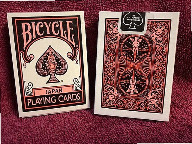 Bicycle Japan black-orange playing cards