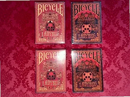 Bicycle Ladybug Playing Cards Complete Set + BLACK LABEL Deck | VERY RARE
