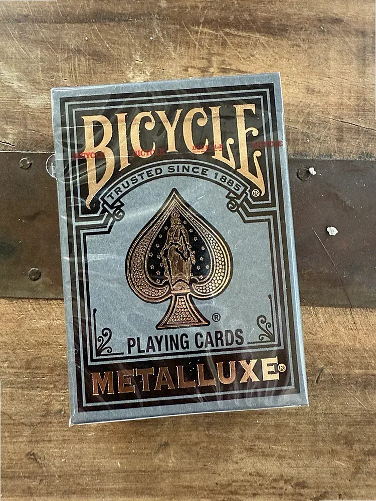 Bicycle Limited Metalluxe BLACK version (rose gold) Playing Cards 2️⃣5️⃣🍀