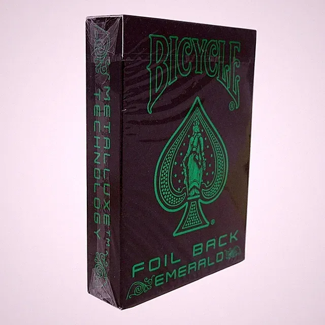Bicycle MetalLuxe Emerald Playing Cards Limited Edition by JOKARTE, Premium...