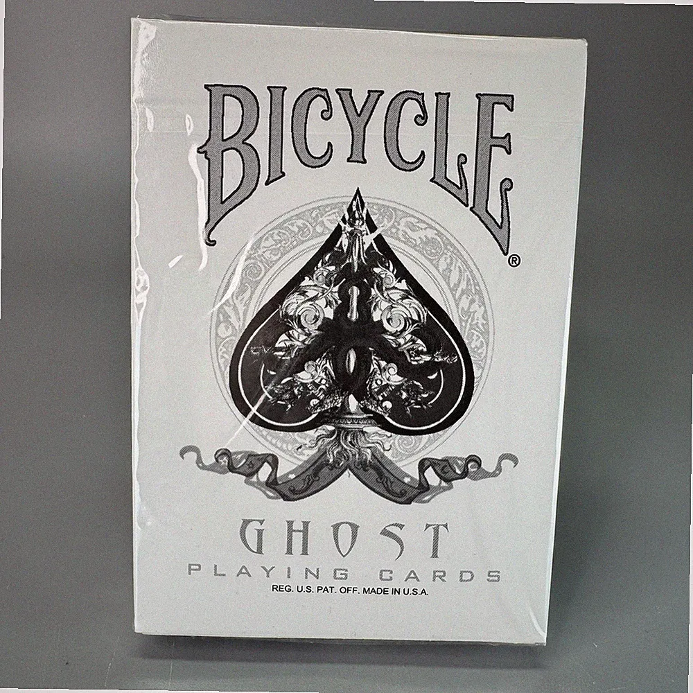 Bicycle WHITE GHOST Playing Cards 1st First Ed UV500 Air-Flow Finish SEALED Deck
