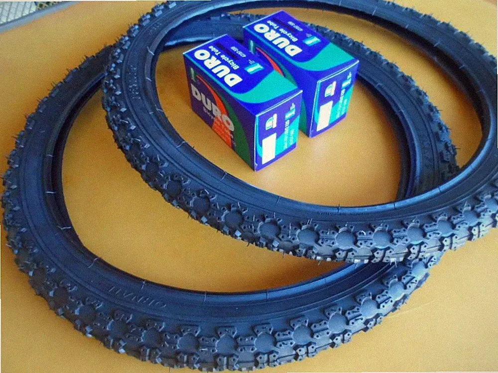 Black 18” Kids Bicycle Tires and Tubes 18x2.125 Fits 1.75 1.95 Black BMX 18 Bike
