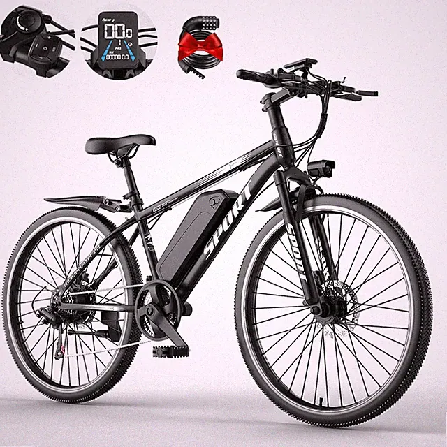 Electric Bike for Adults 26" Electric Mountain Bike 1500W 25 MPH 65 Miles E Bike