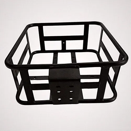 For Aipas Electric Bicycle Bike Front Basket Large Storage Basket Black