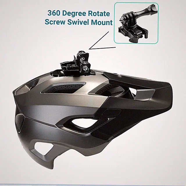 Mountain Helmet Bike Helmet Visor Cycling Helmet Large Size For Adults Black POC