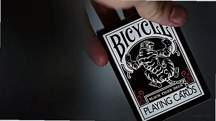 NEW SEALED Ellusionist Bicycle Playing Cards Black Deck Tigers Poker 8244-Q