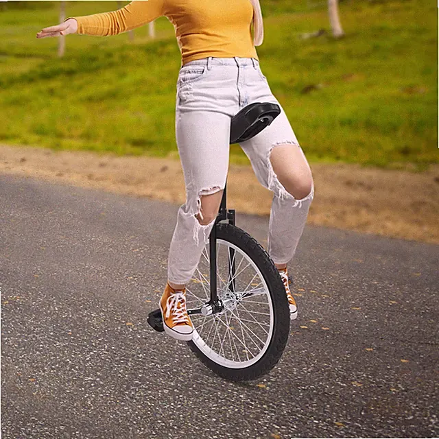 Outdoor Unicycle 20 Inch Wheel Outdoor Unicycle, Unicycle, Black Unicycle SALE