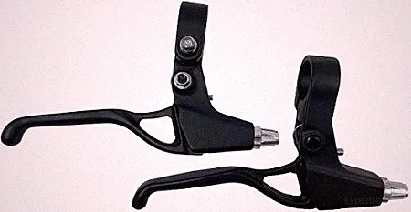 PAIR / Promax BL-82 Hybrid MTB Bicycle Bike Levers, Canti Brake, 3-Finger, Black