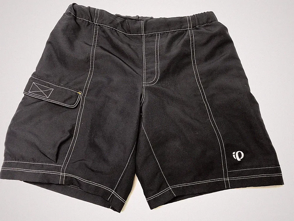Pearl Izumi Jet Black Bicycle Cycling Unpadded Shorts Girls Large