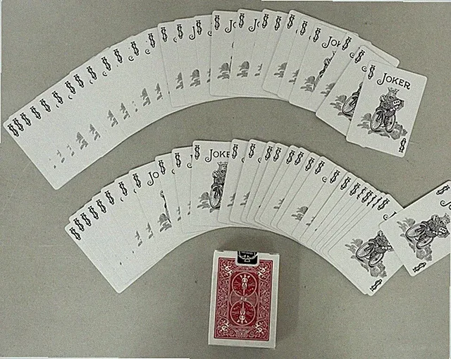 Red Bicycle Playing Cards Force Deck Joker Black & White 807 Rider Back 1 Way