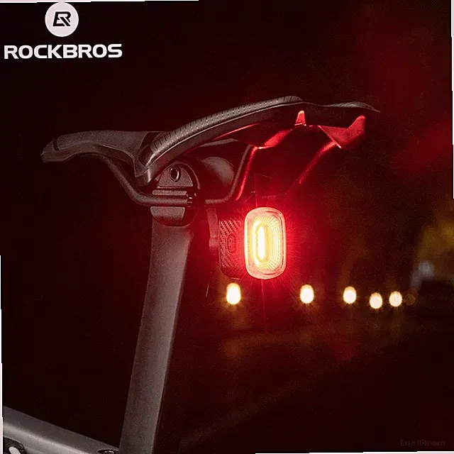ROCKBROS Rear Bike Light Smart Brake Alert Saddle light Cycling Tail Flashlight