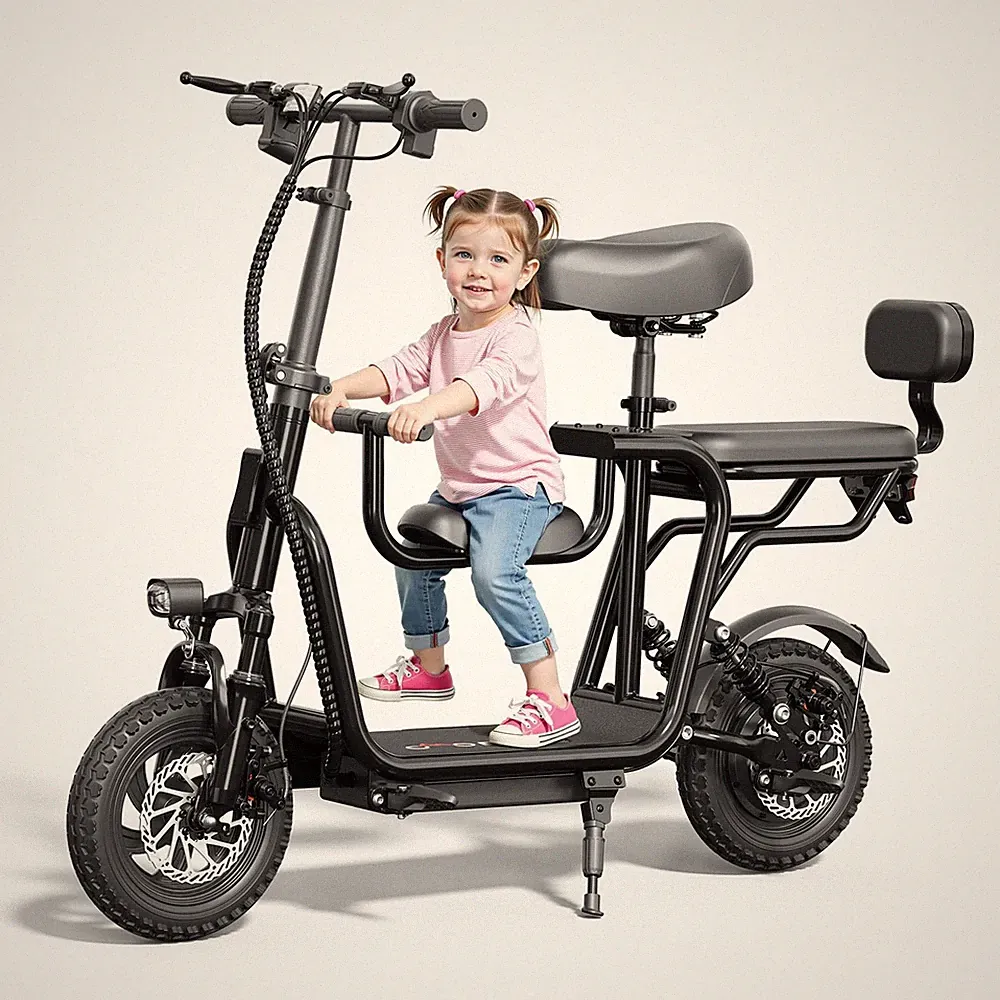 Spacewalk Electric Bike,16" Fat Tire Ebike,Suitable Riders Under 5'2" Teens