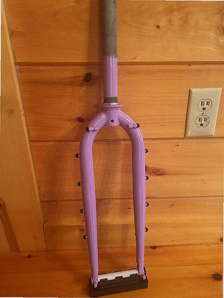 State Bicycle Co 4130 gravel/adventure fork, lavender/black