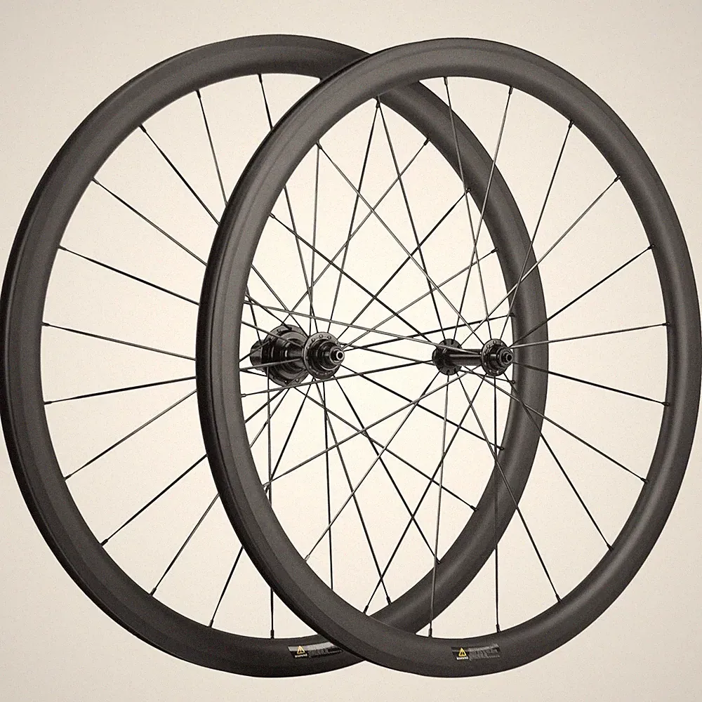 Ultra Light 38mm Carbon Wheels Road Bike Clincher Carbon Bicycle Wheelset 700C