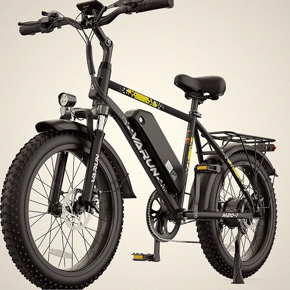 VARUN 20"*3" Fat Tire Ebike 1000W Peak Electric Bike 48V 13Ah Ebike