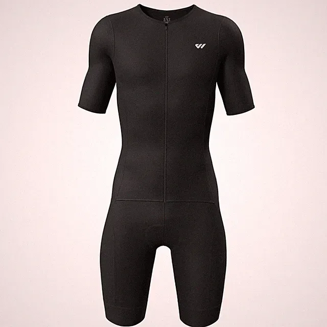 Wulibike Men's Triathlon Suit Professional Trisuit Short Sleeve Ironman Races